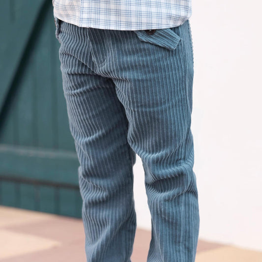 Παιδικό παντελόνι κοτλέ Grey blue