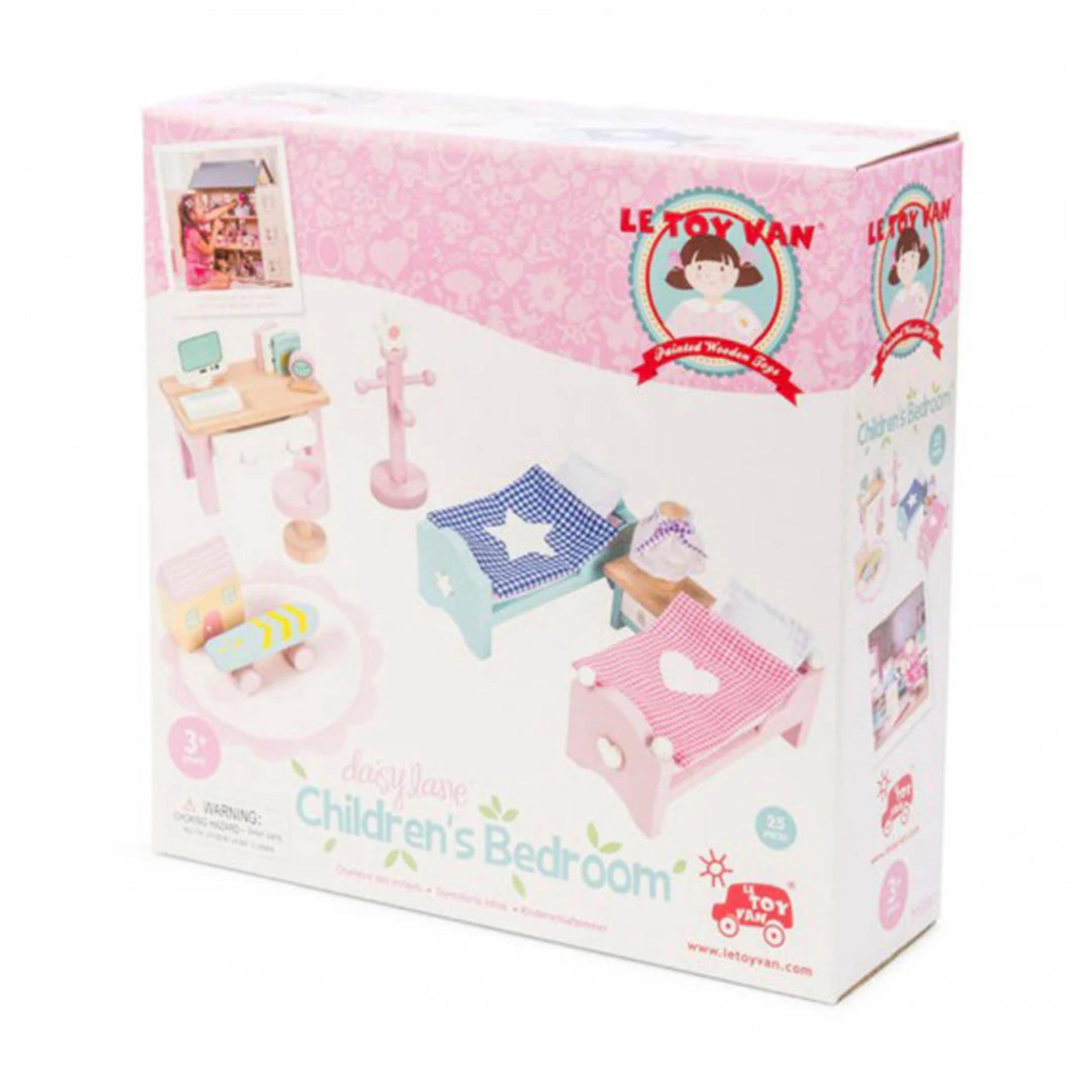 Παιδικό ξύλινο παιχνίδι παιδικό δωμάτιο για κουκλόσπιτο