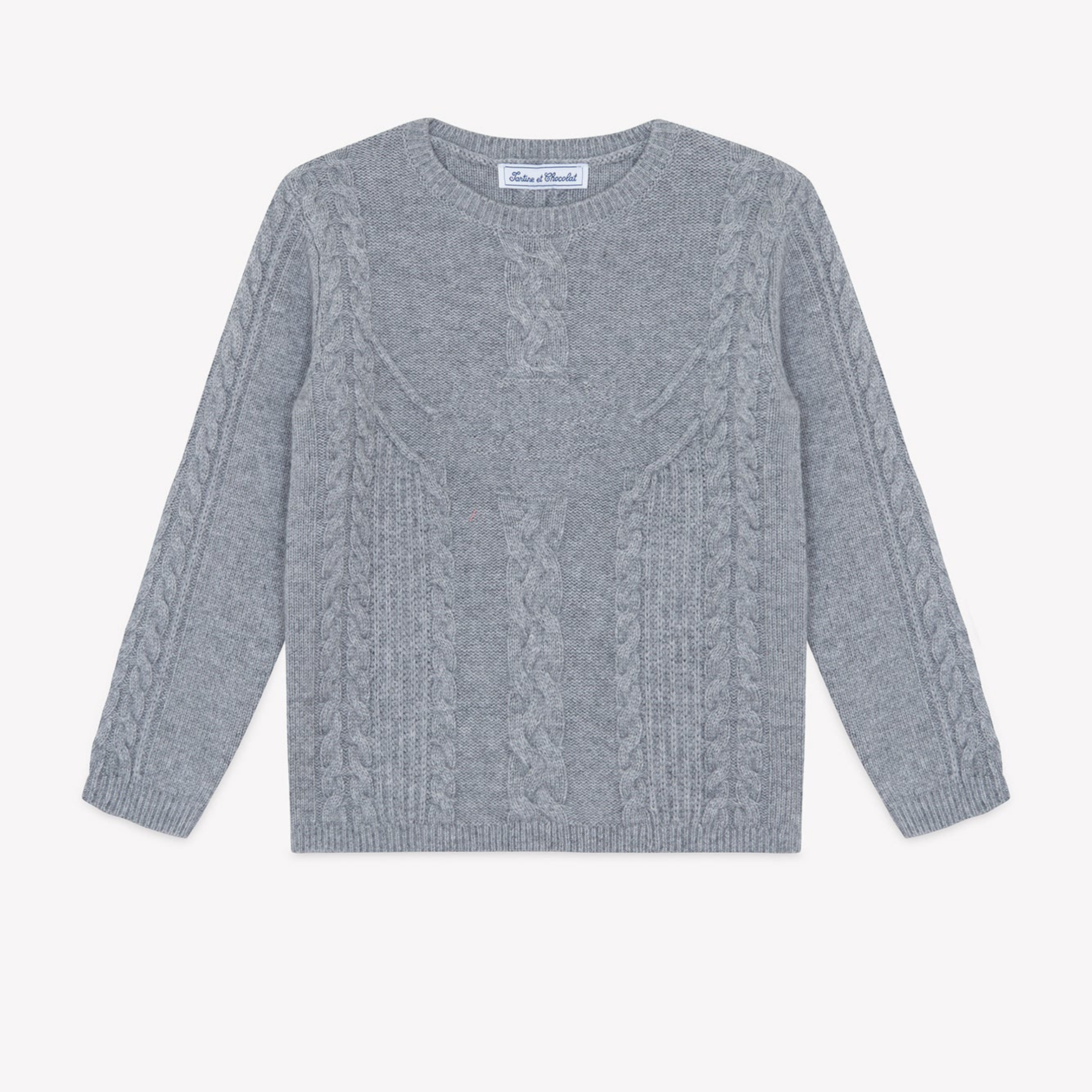 Παιδικό γκρι πουλόβερ