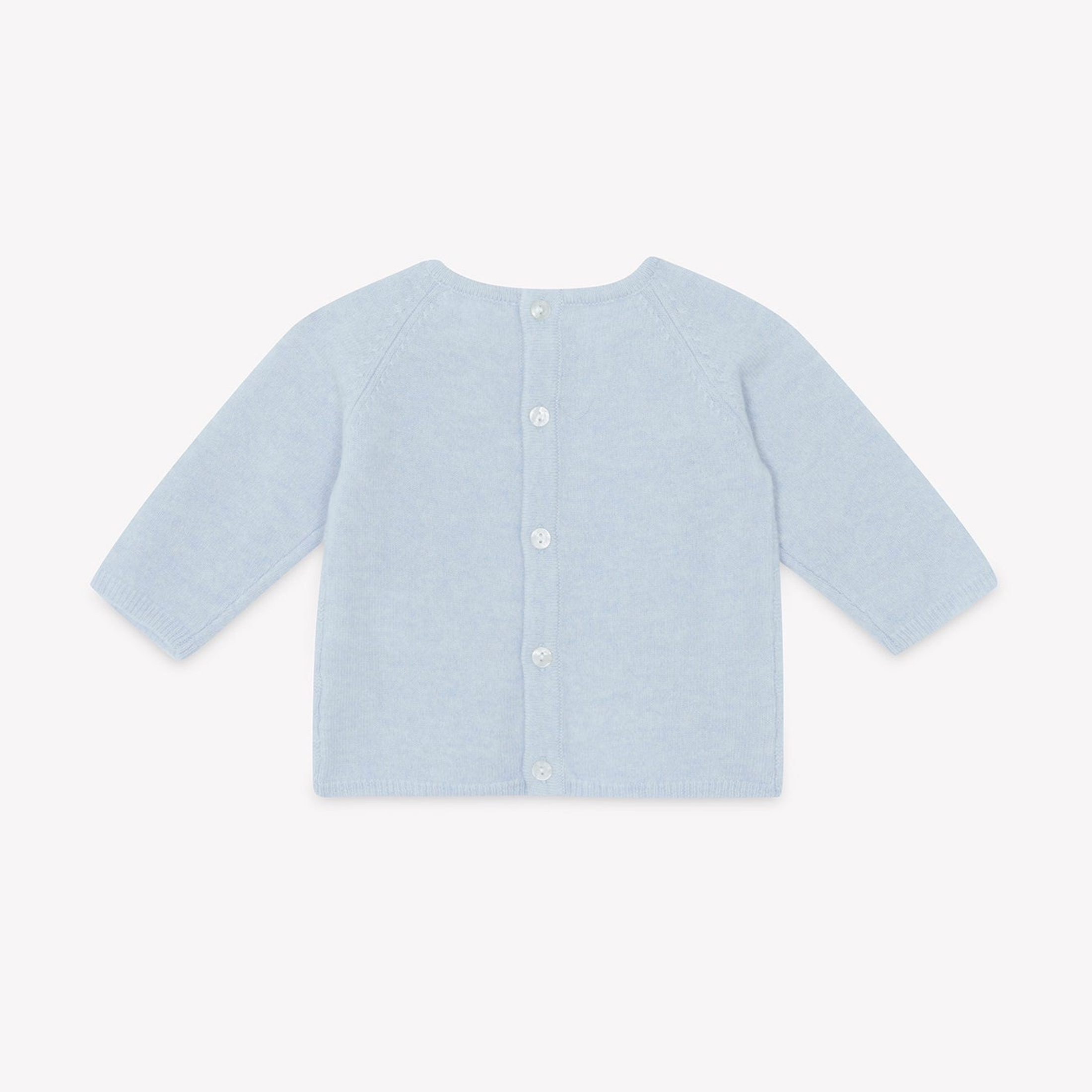 Βρεφικό σετ πλεκτό γαλάζιο