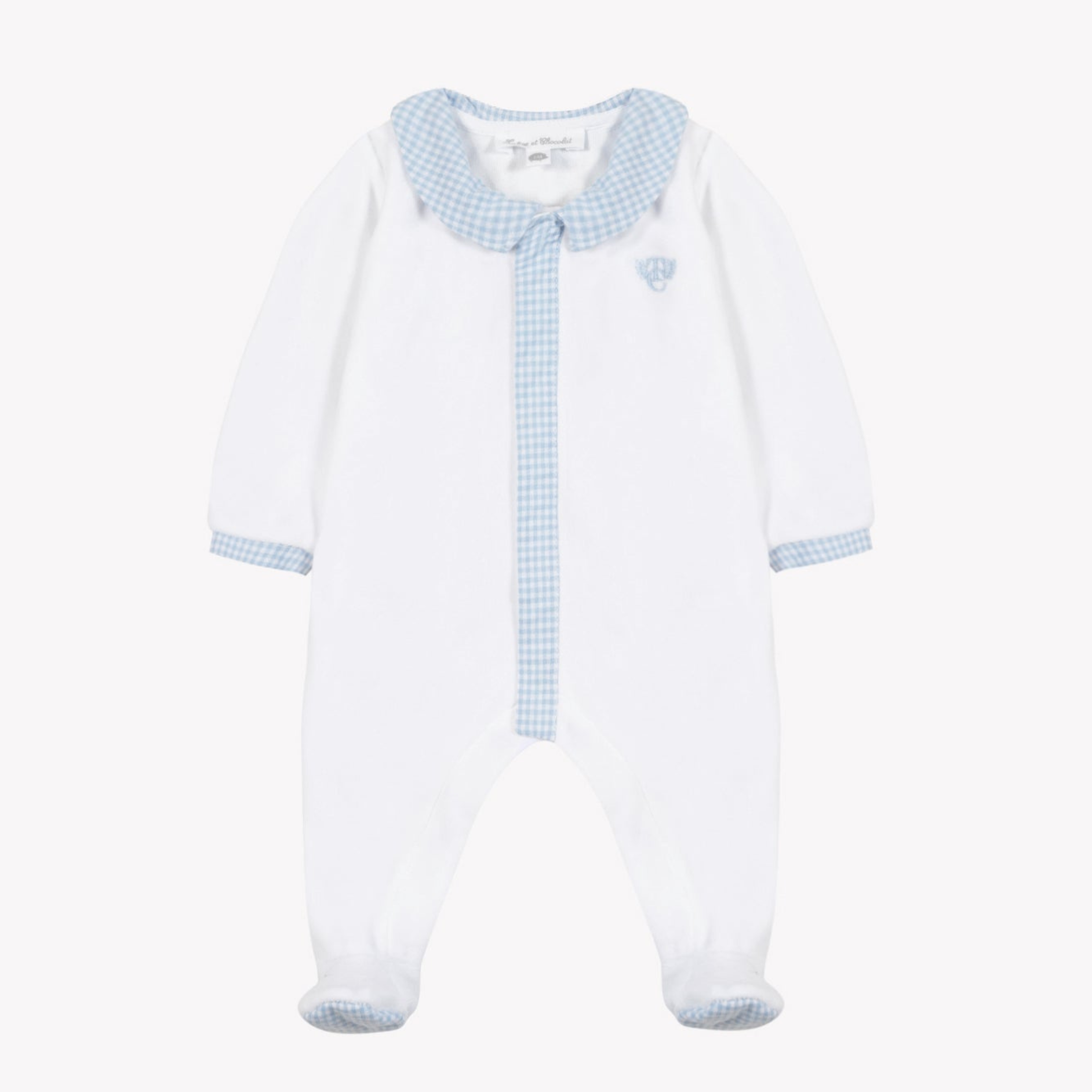 Βρεφικό φορμάκι λευκό καρό