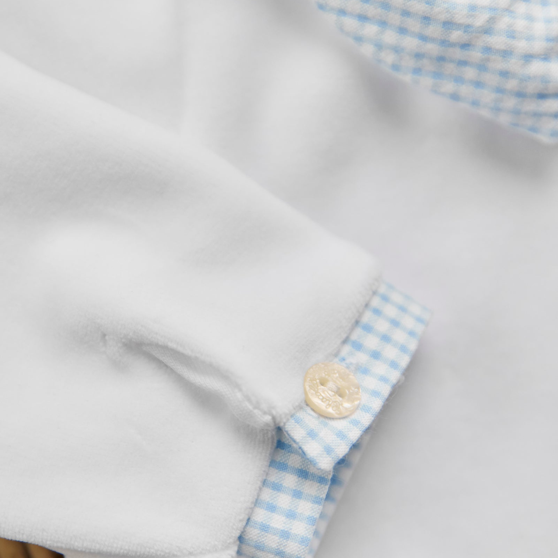 Βρεφικό φορμάκι λευκό καρό