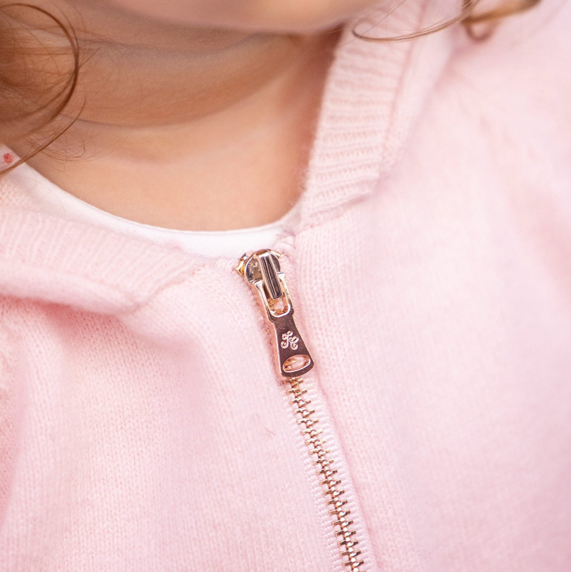 Παιδικό σετ πλεκτό ροζ Rabbit