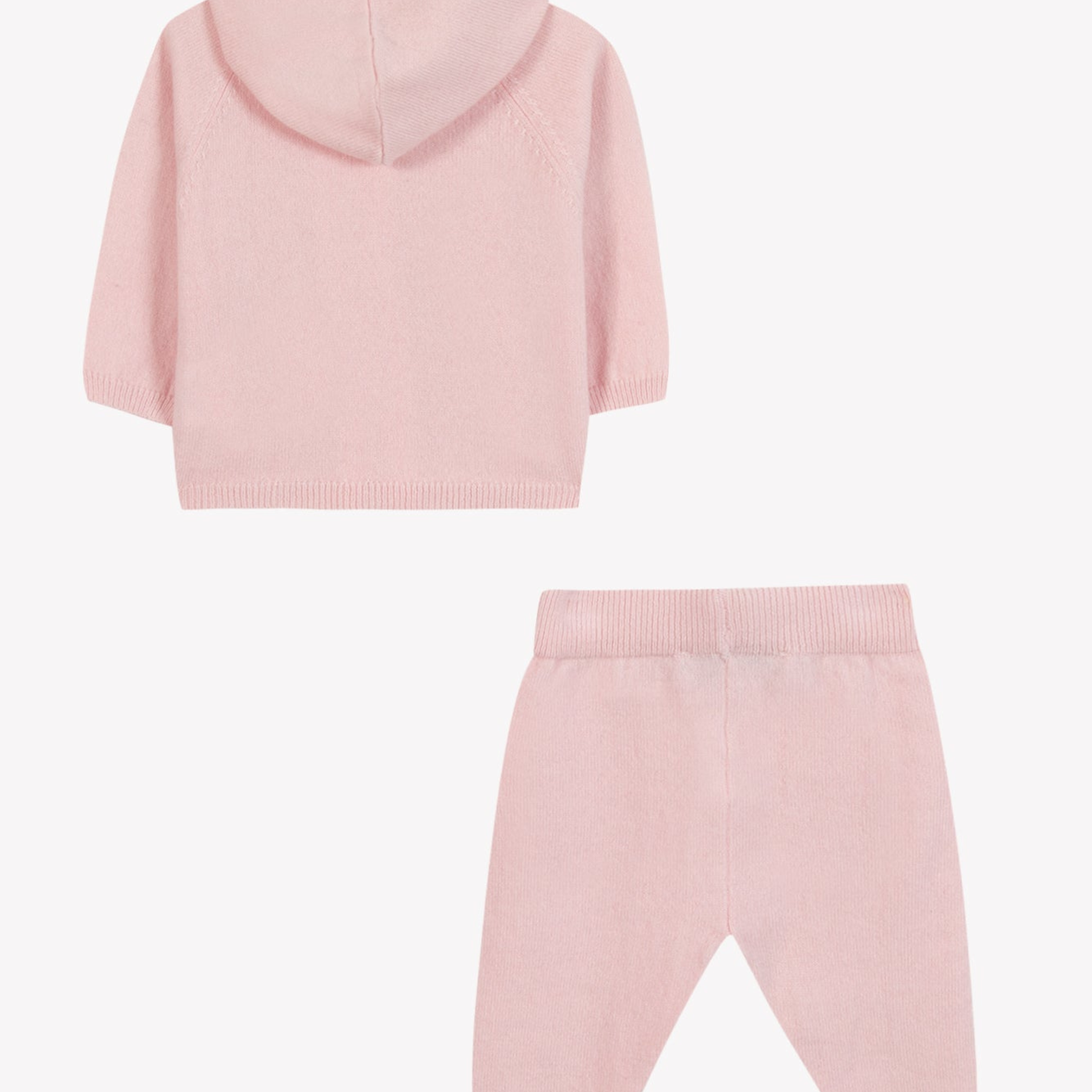 Παιδικό σετ πλεκτό ροζ Rabbit