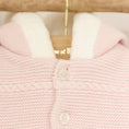 Φορτώστε την εικόνα στον προβολέα γκαλερί, Βρεφικό παλτό πλεκτό ροζ
