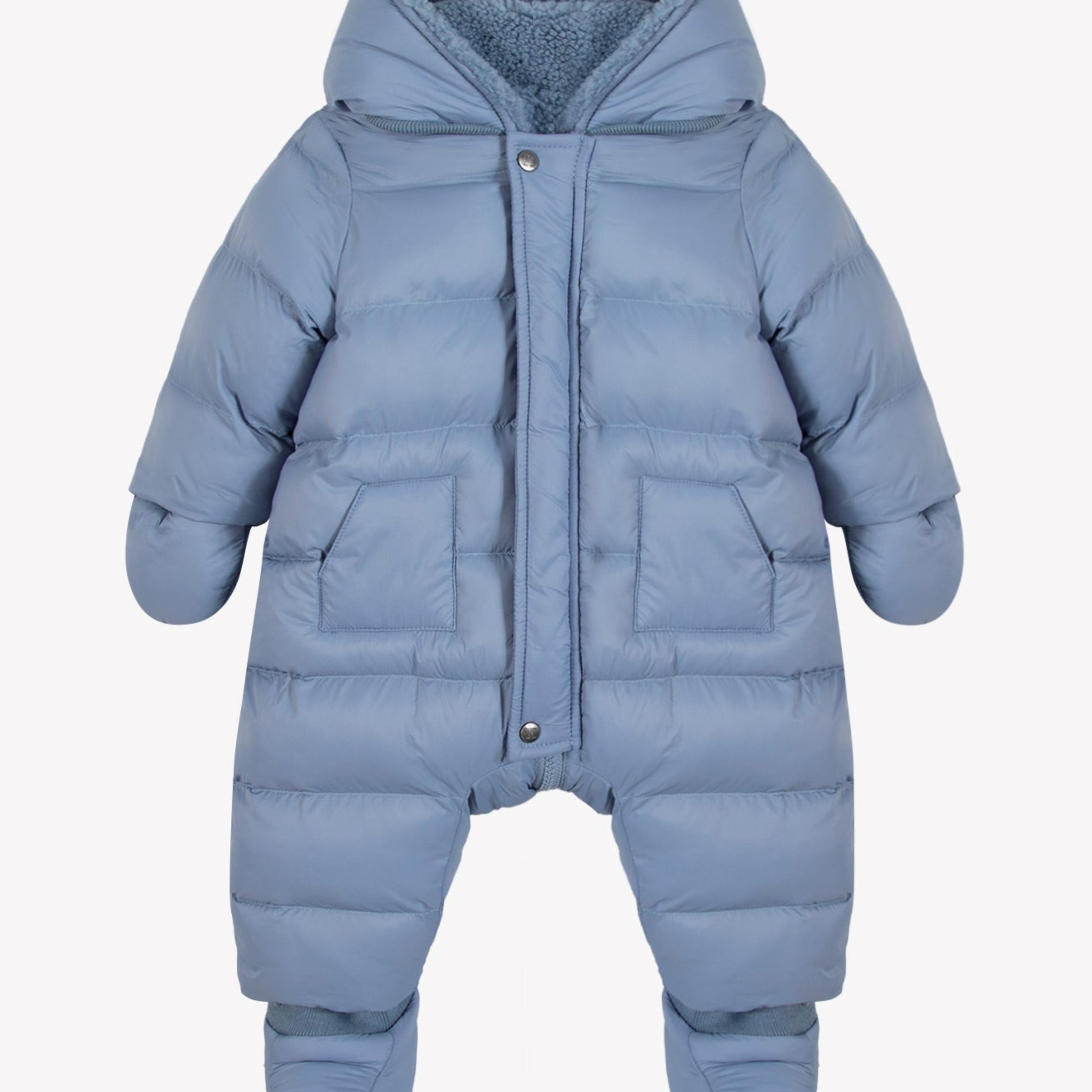 Βρεφικό ολόσωμο μπουφάν Grey Blue