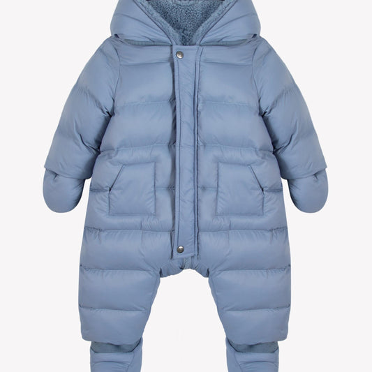 Βρεφικό ολόσωμο μπουφάν Grey Blue