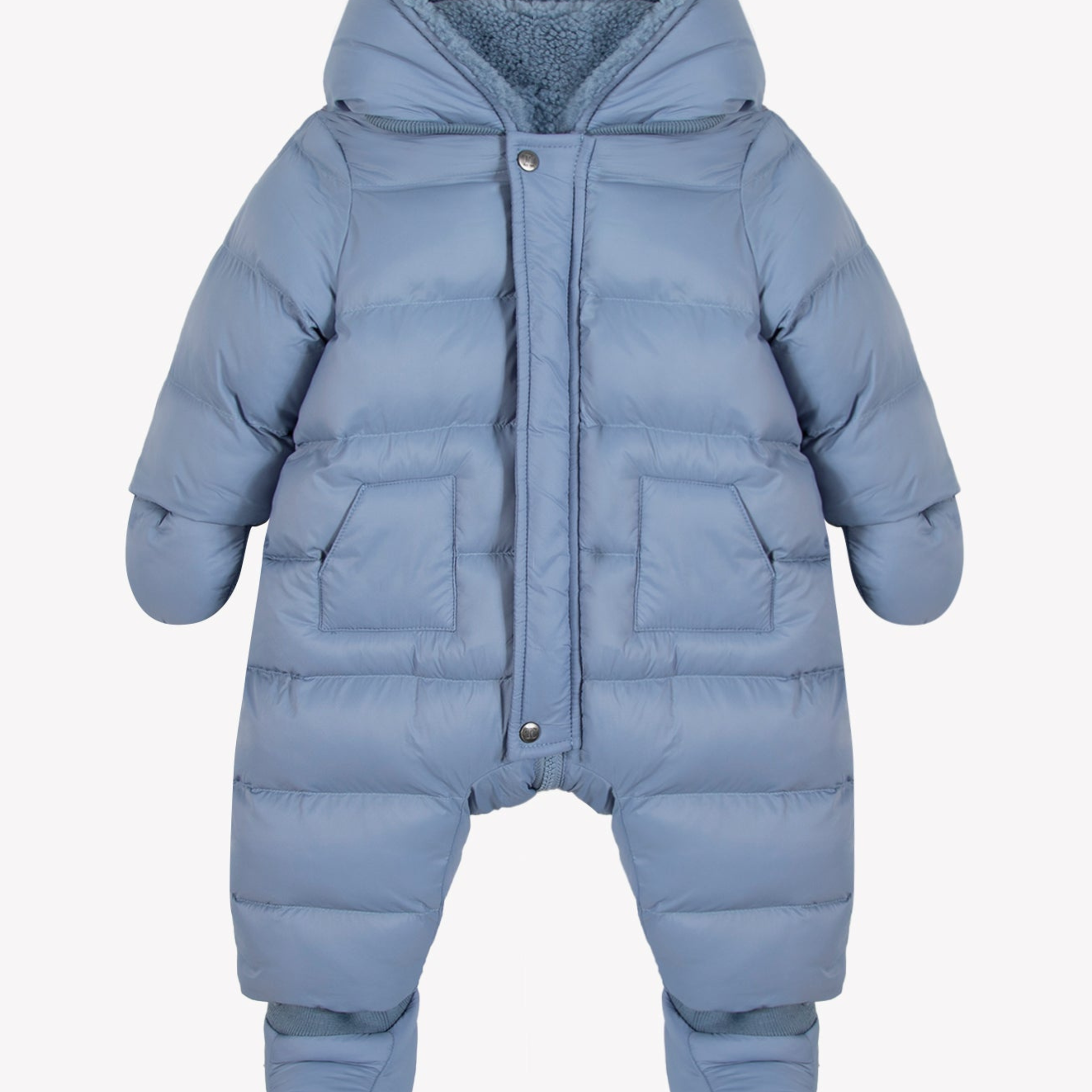 Βρεφικό ολόσωμο μπουφάν Grey Blue