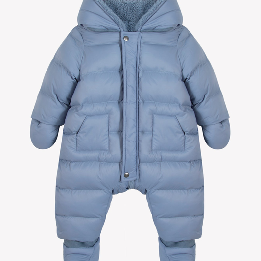 Βρεφικό ολόσωμο μπουφάν Grey Blue