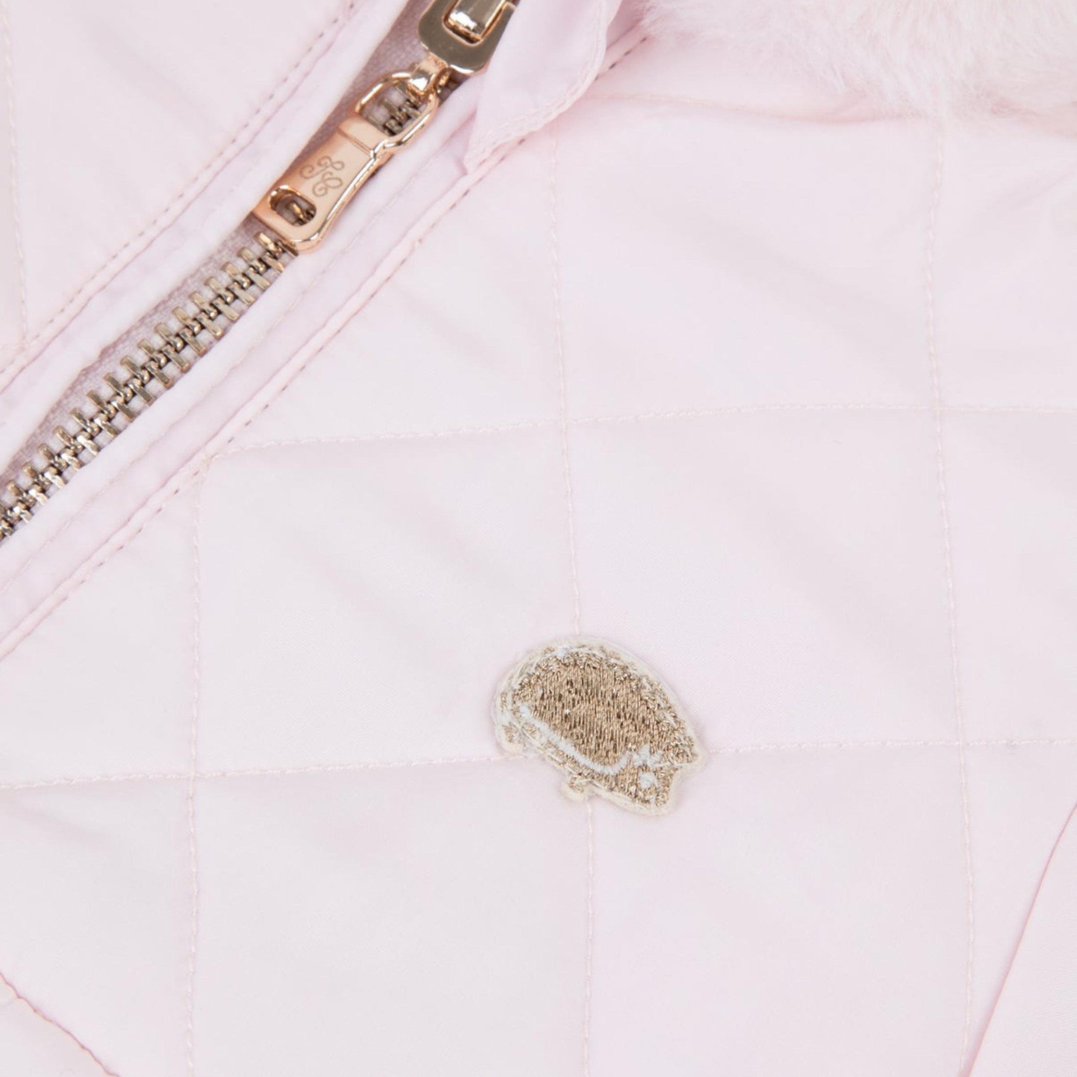 Βρεφικό ολόσωμο μπουφάν Pale Pink