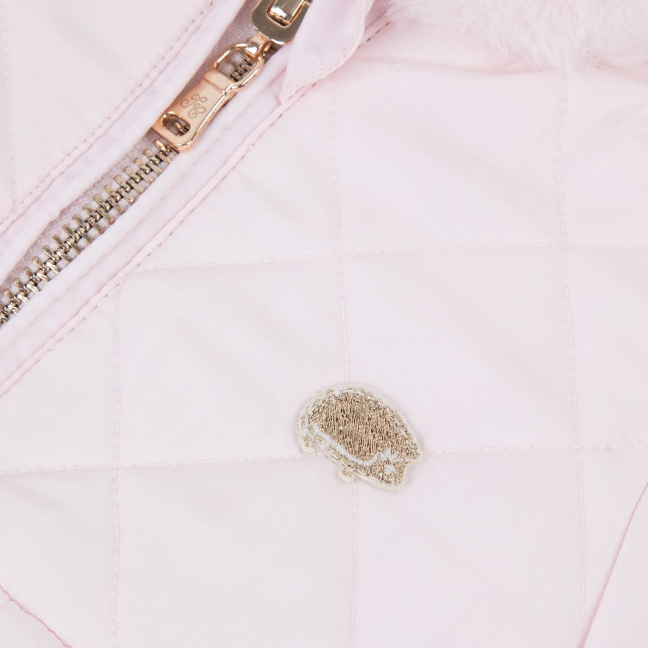 Βρεφικό ολόσωμο μπουφάν Pale Pink