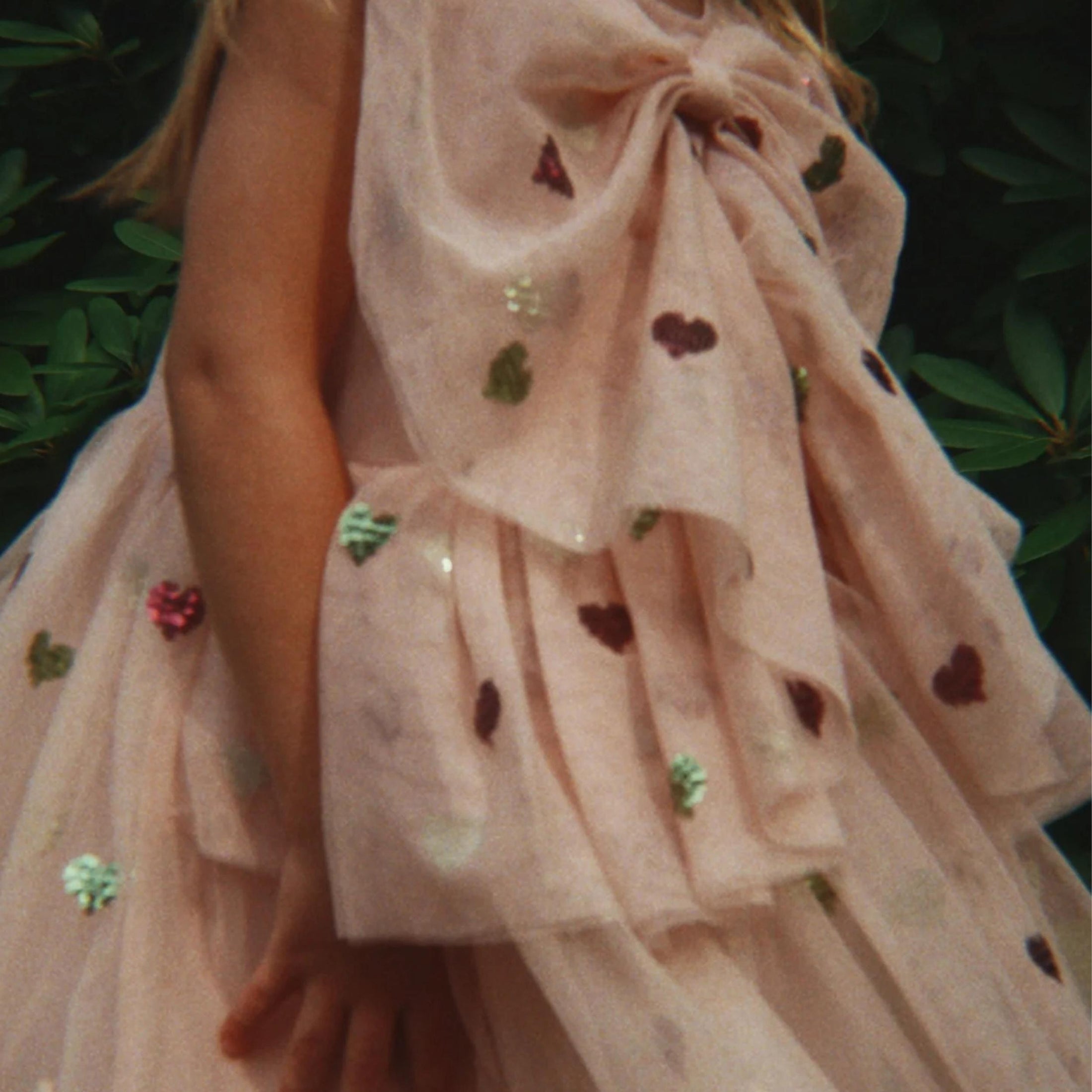 Παιδικό φόρεμα ροζ με φιόγκο Yvonne Konges Slojd