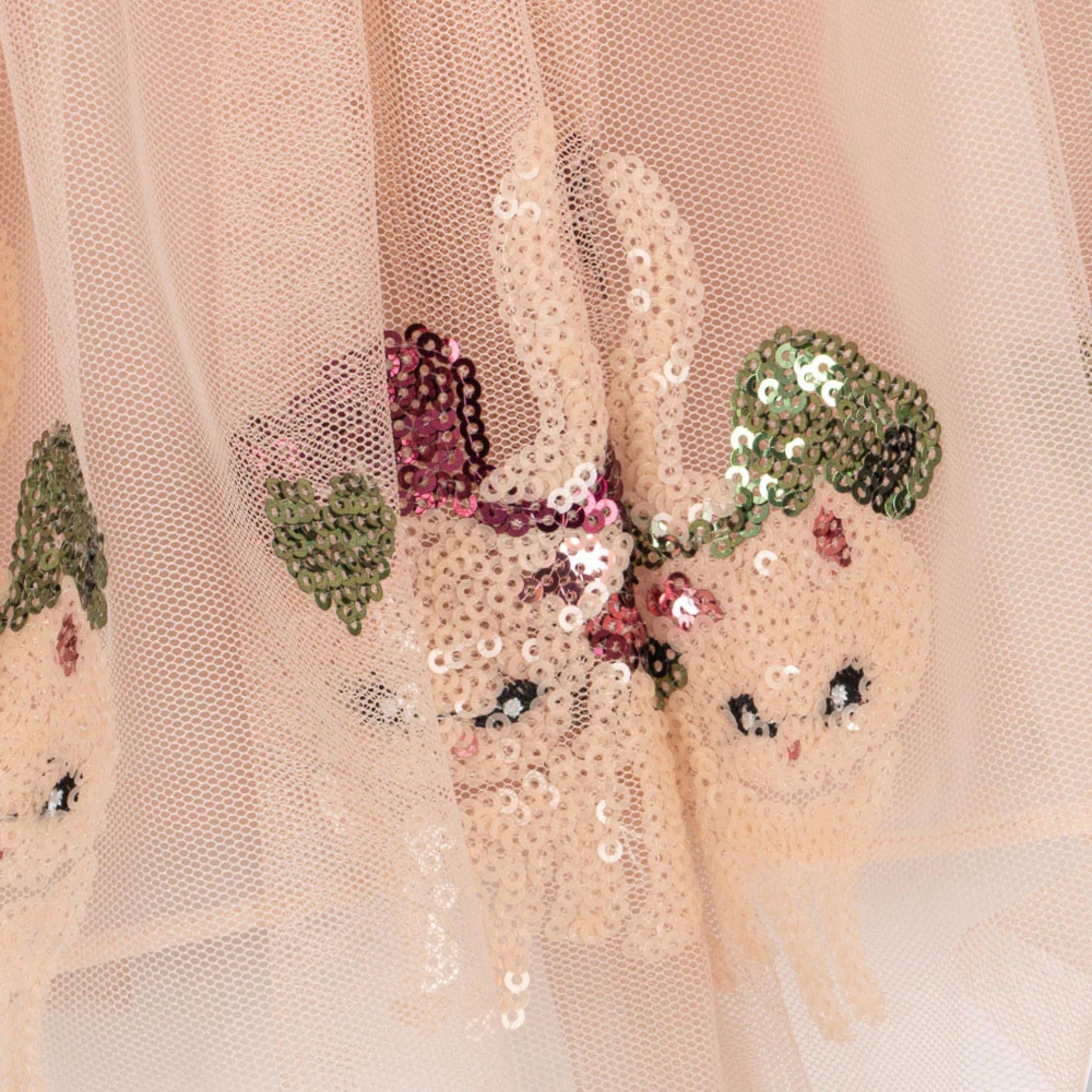 Παιδικό φόρεμα ροζ με φιόγκο Yvonne Konges Slojd