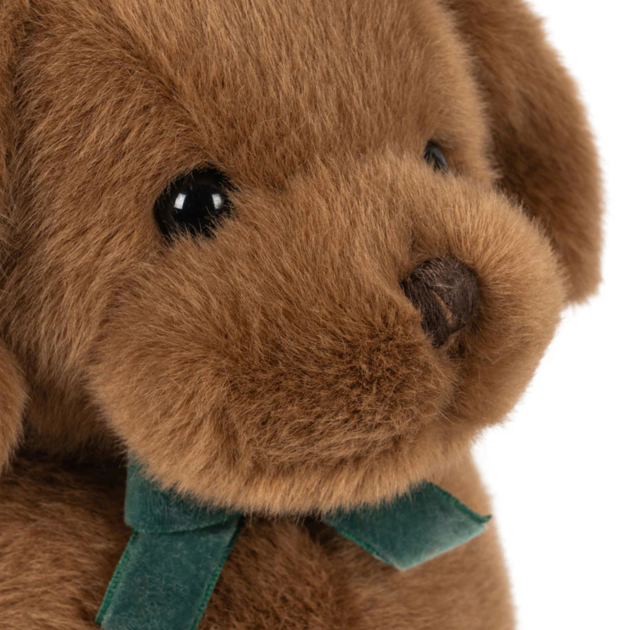 Παιδικά παντοφλάκια καφέ γούνινα Σκυλάκι Konges Slojd