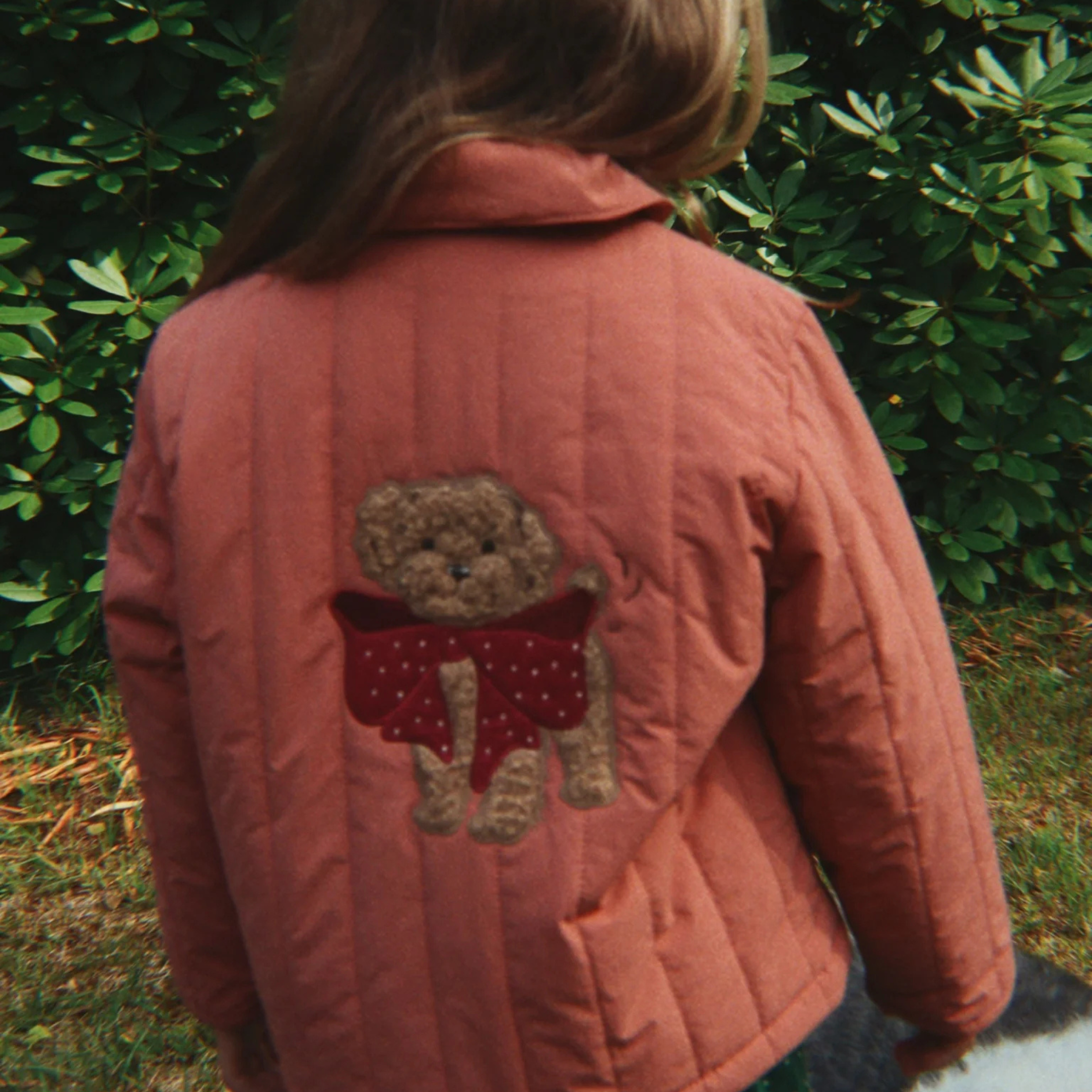 Παιδικό μπουφάν bomber canyon rose Σκυλάκια Konges Slojd