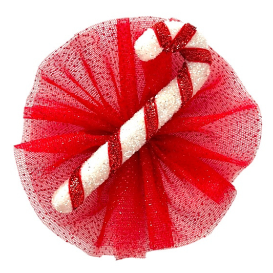 Παιδική στέκα και κλιπ μαλλιών χριστουγεννιάτικο ζαχαρωτό Perle D'azur