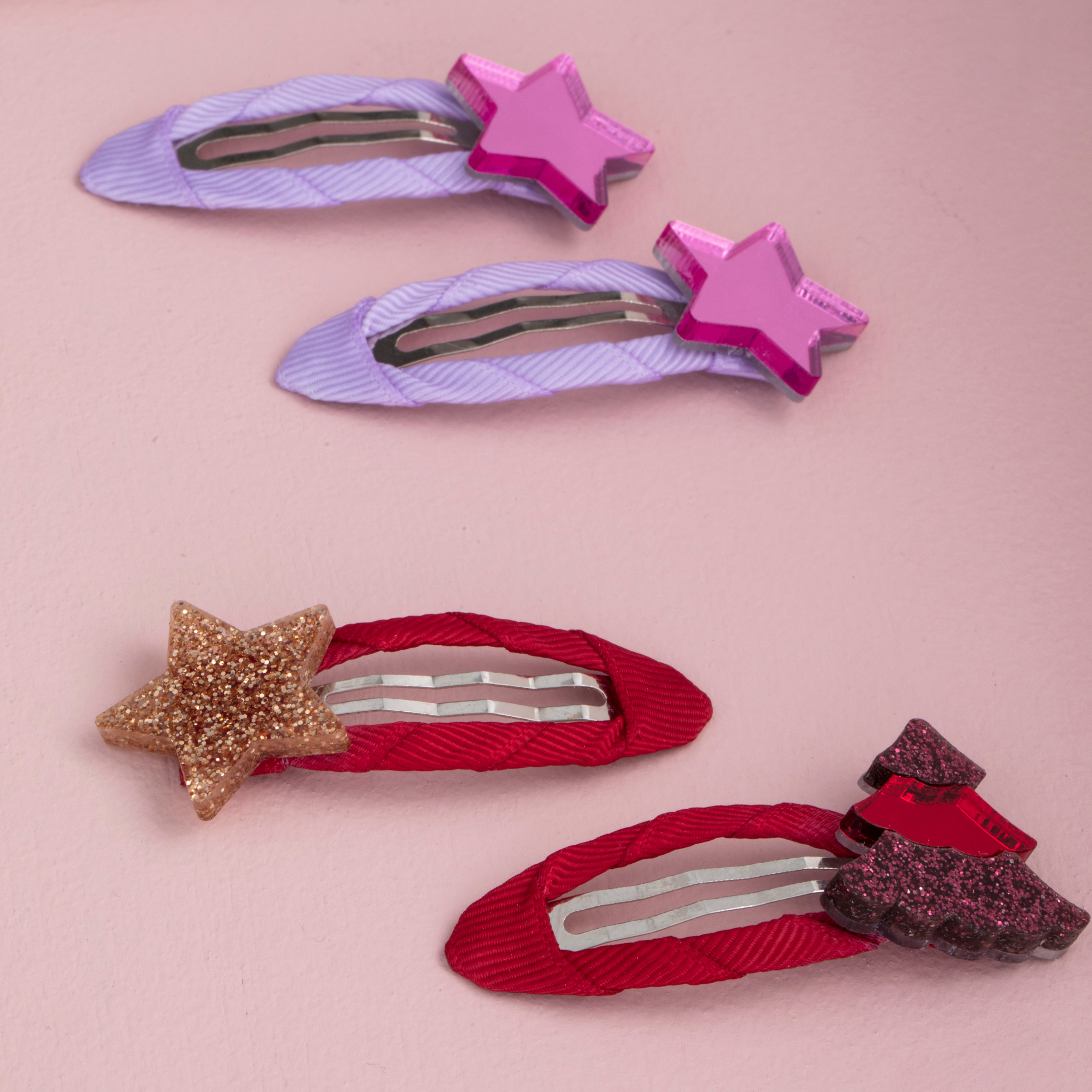 Παιδικό σετ κλιπ μαλλιών Christmas Perle D'azur