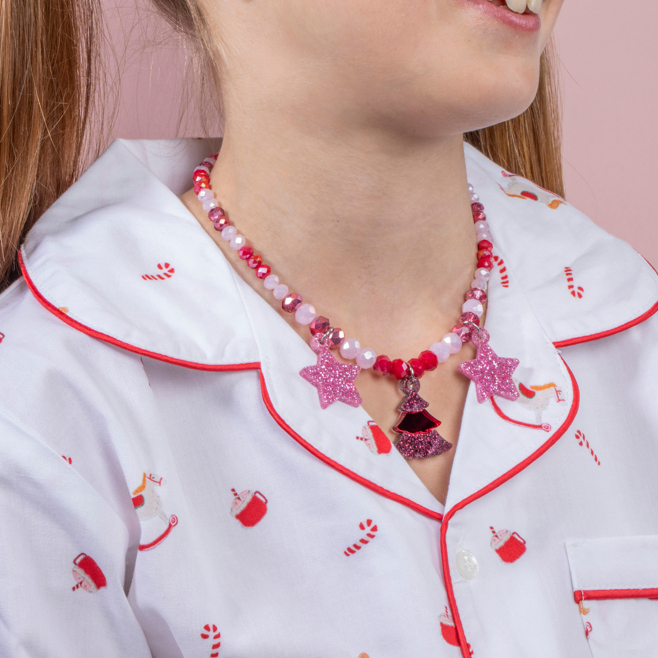 Παιδικό κολιέ Christmas Perle D'azur - Mini cools