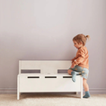 Φορτώστε την εικόνα στον προβολέα γκαλερί, Παιδικό παγκάκι λευκό με αποθηκευτικό χώρο Kid's Concept
