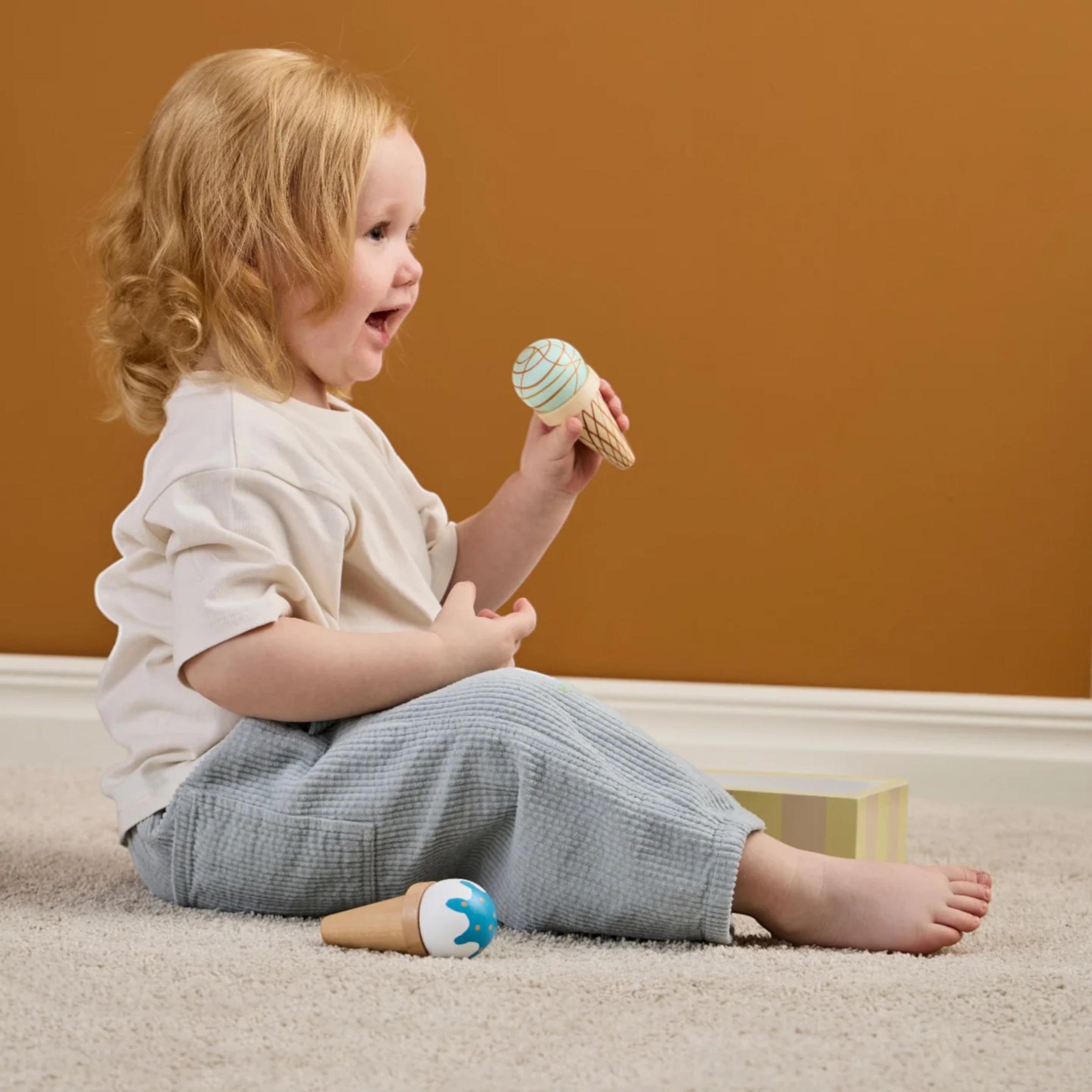 Παιδικό ξύλινο παιχνίδι με παγωτά KID'S HUB Kid's Concept