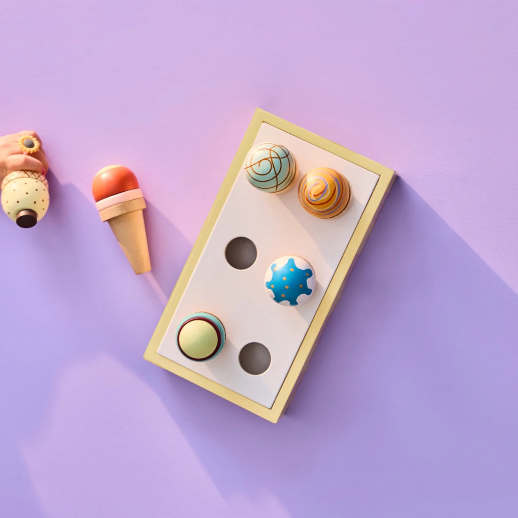 Παιδικό ξύλινο παιχνίδι με παγωτά KID'S HUB Kid's Concept