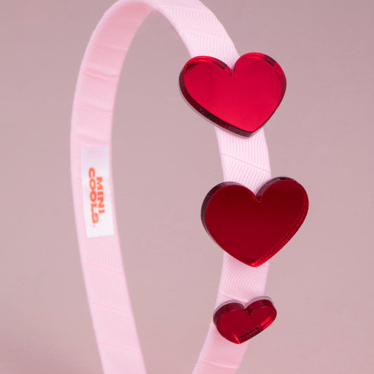 Παιδική στέκα μαλλιών Hearts Perle D'azur - Mini Cools