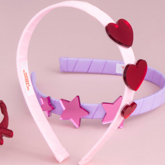 Παιδική στέκα μαλλιών Hearts Perle D'azur - Mini Cools