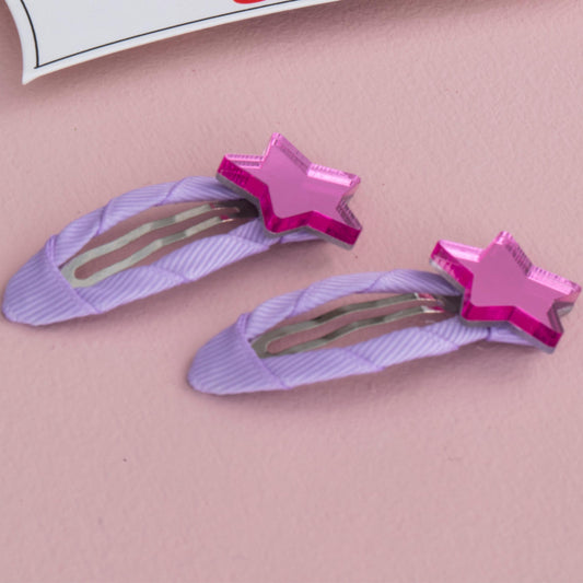 Παιδικό σετ κλιπ μαλλιών Stars Perle D'azur - Mini Cools