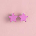 Φορτώστε την εικόνα στον προβολέα γκαλερί, Παιδικά σκουλαρίκια με κλιπ Stars Perle D'azur x Mini Cools
