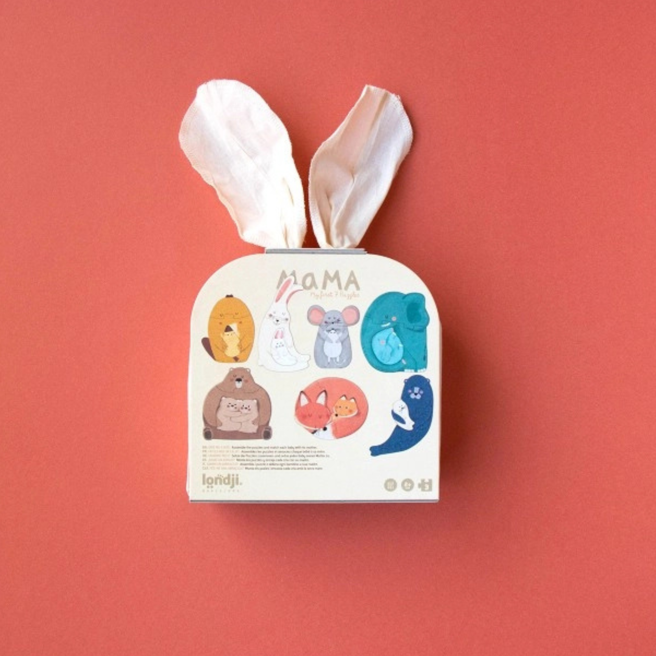 Παιδικό ξύλινο παζλ Μαμά LONDJI