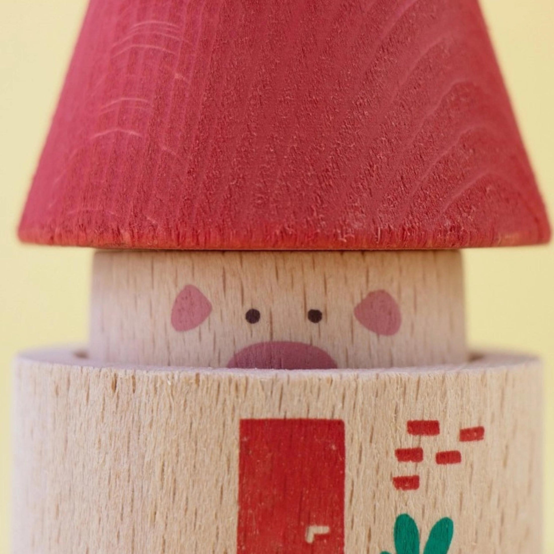 Παιδικό ξύλινο παζλ τα Τρία Μικρά Γουρουνάκια LONDJI