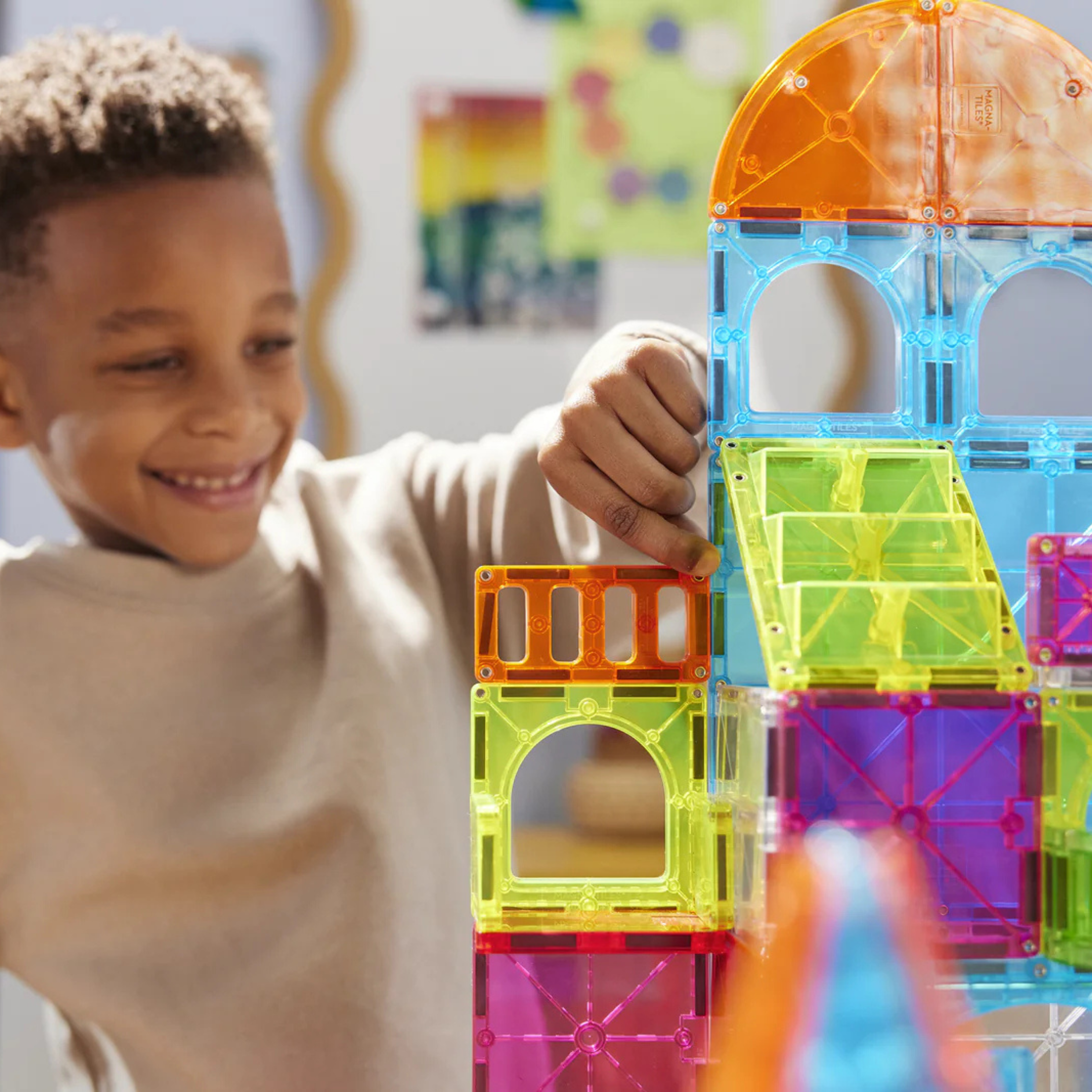 Μαγνητικό παιχνίδι City Center 110 κομμάτια σετ