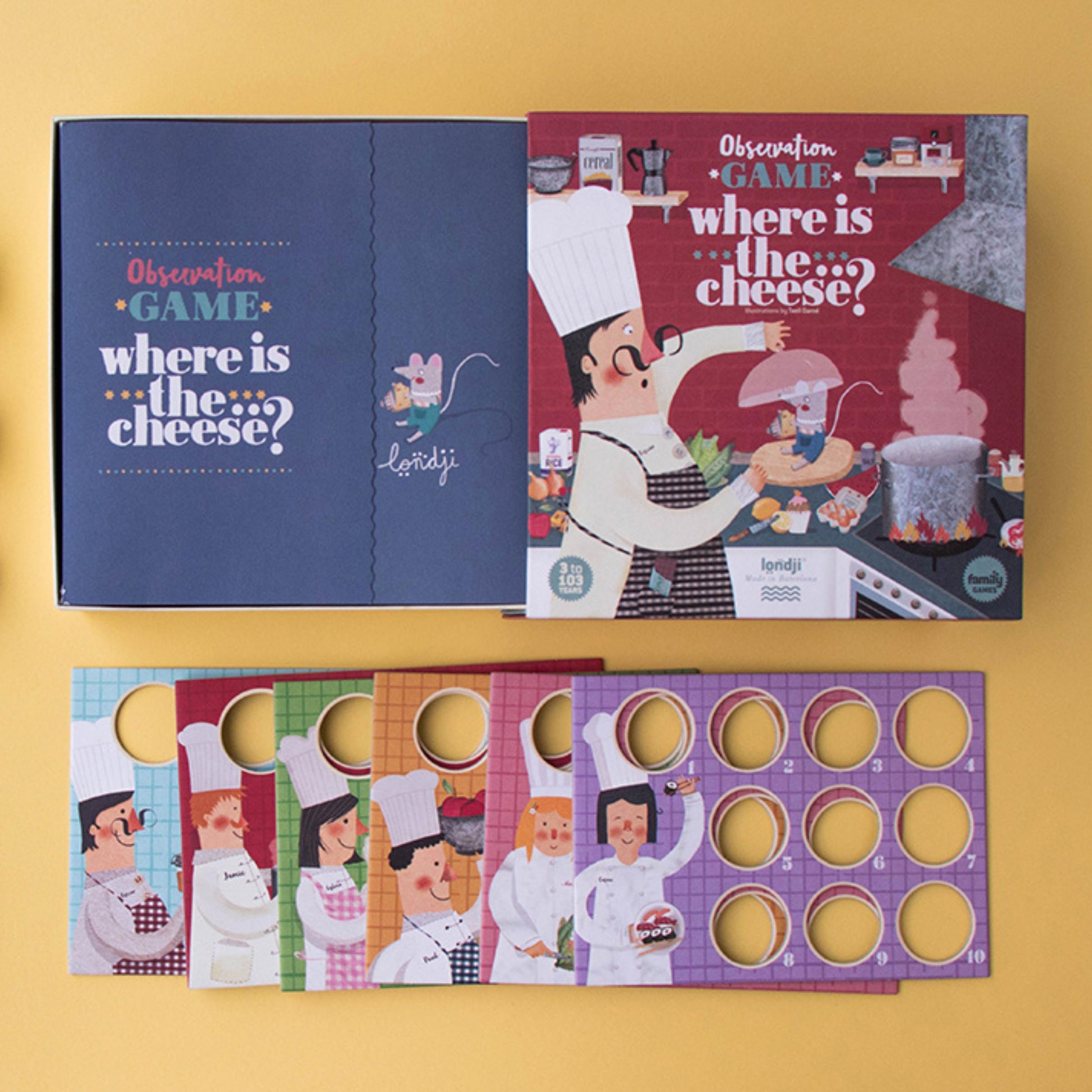 Παιδικό παιχνίδι παρατήρησης Πού είναι το τυρί LONDJI