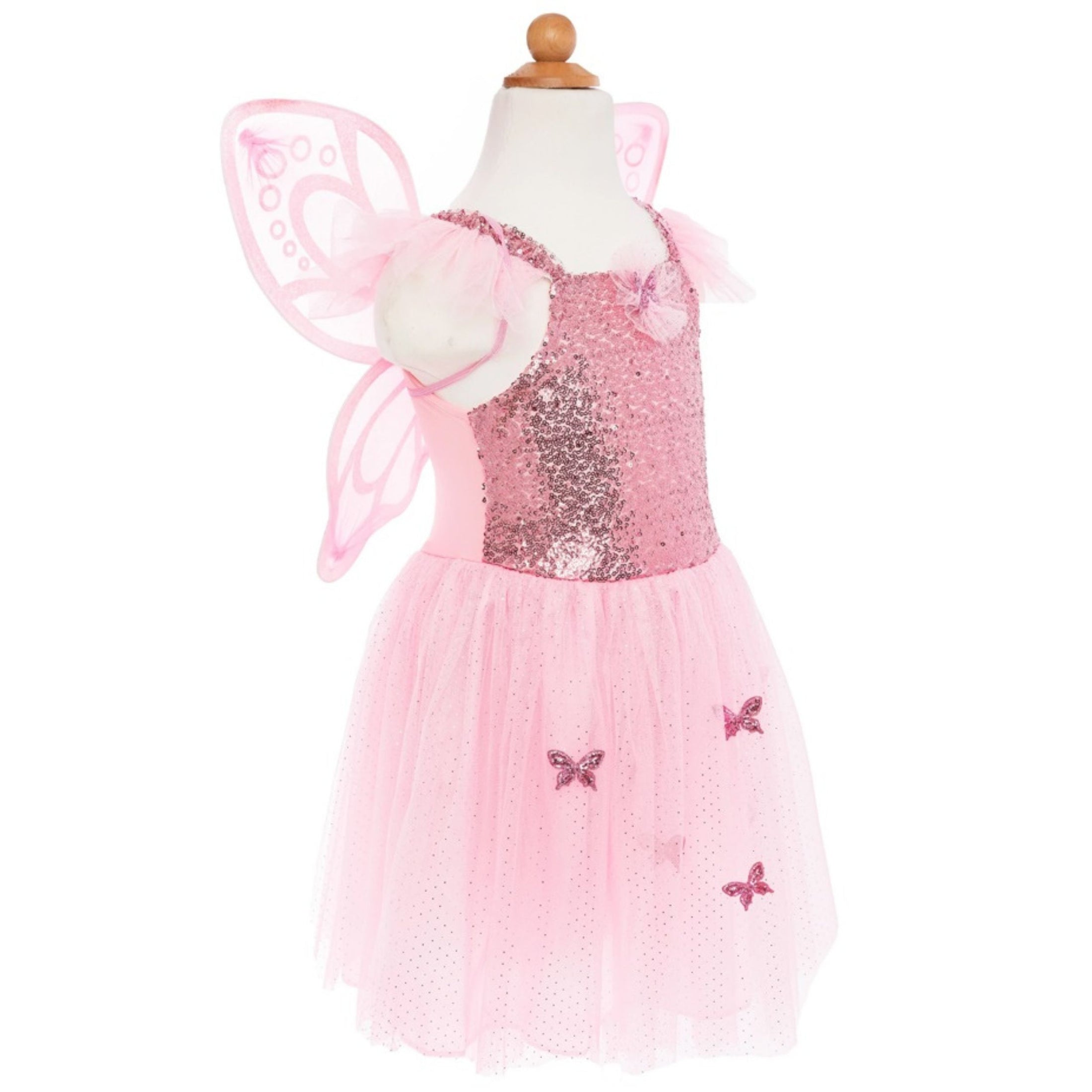 Παιδική αποκριάτικη στολή Πεταλούδα με ροζ φτερά Great Pretenders