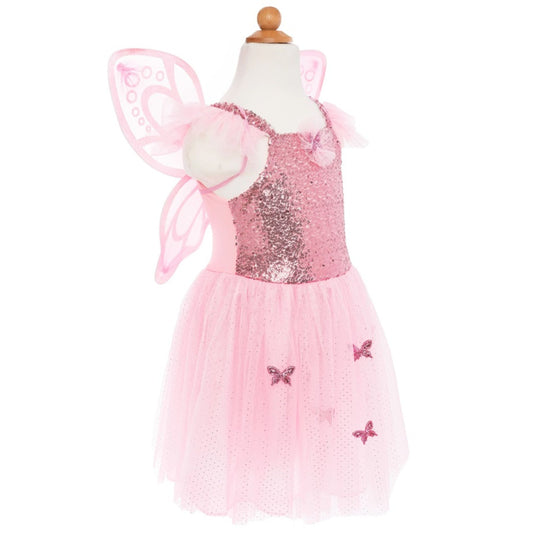 Παιδική αποκριάτικη στολή Πεταλούδα με ροζ φτερά Great Pretenders