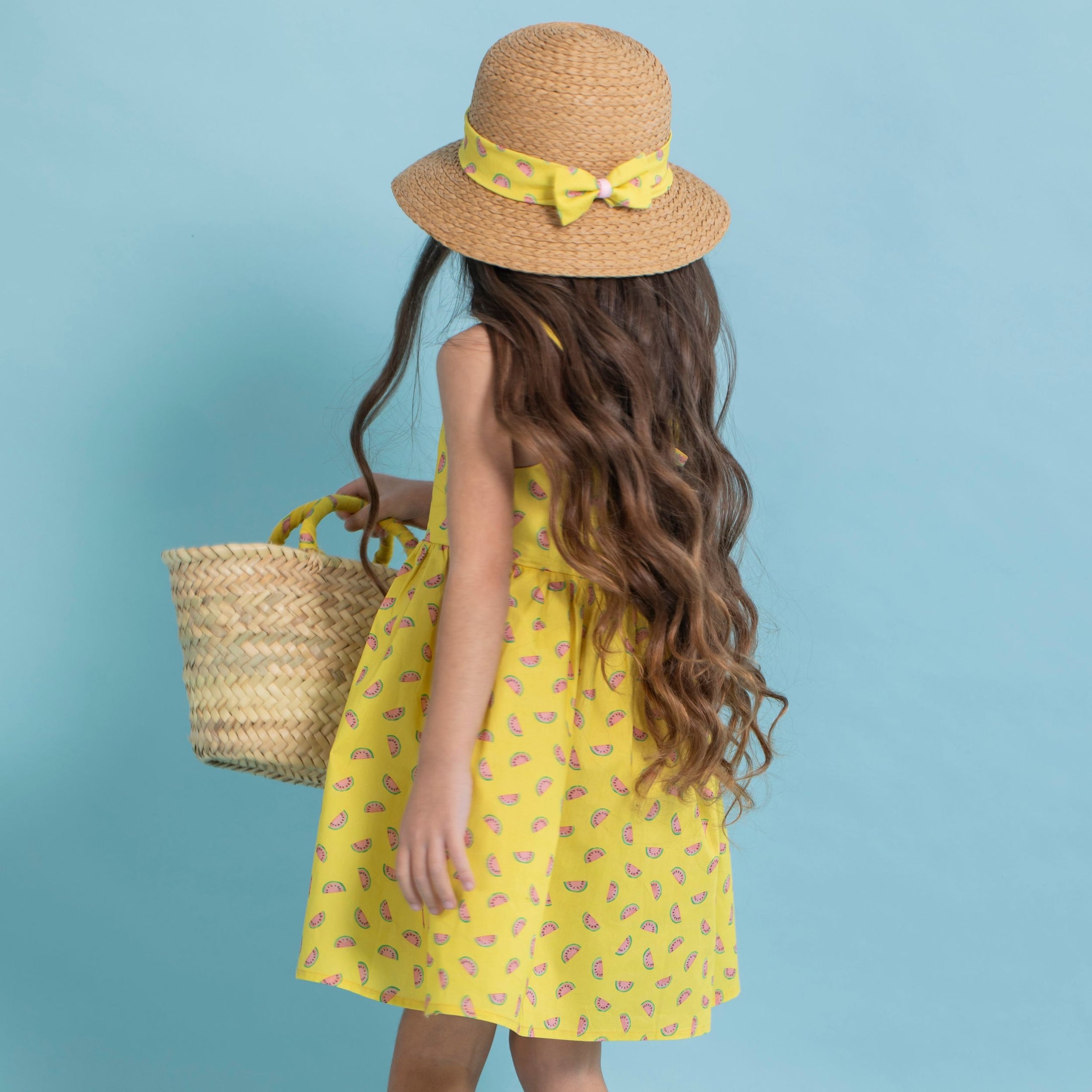 Παιδικό φόρεμα με τιράντα Καρπούζια Perle D'azur