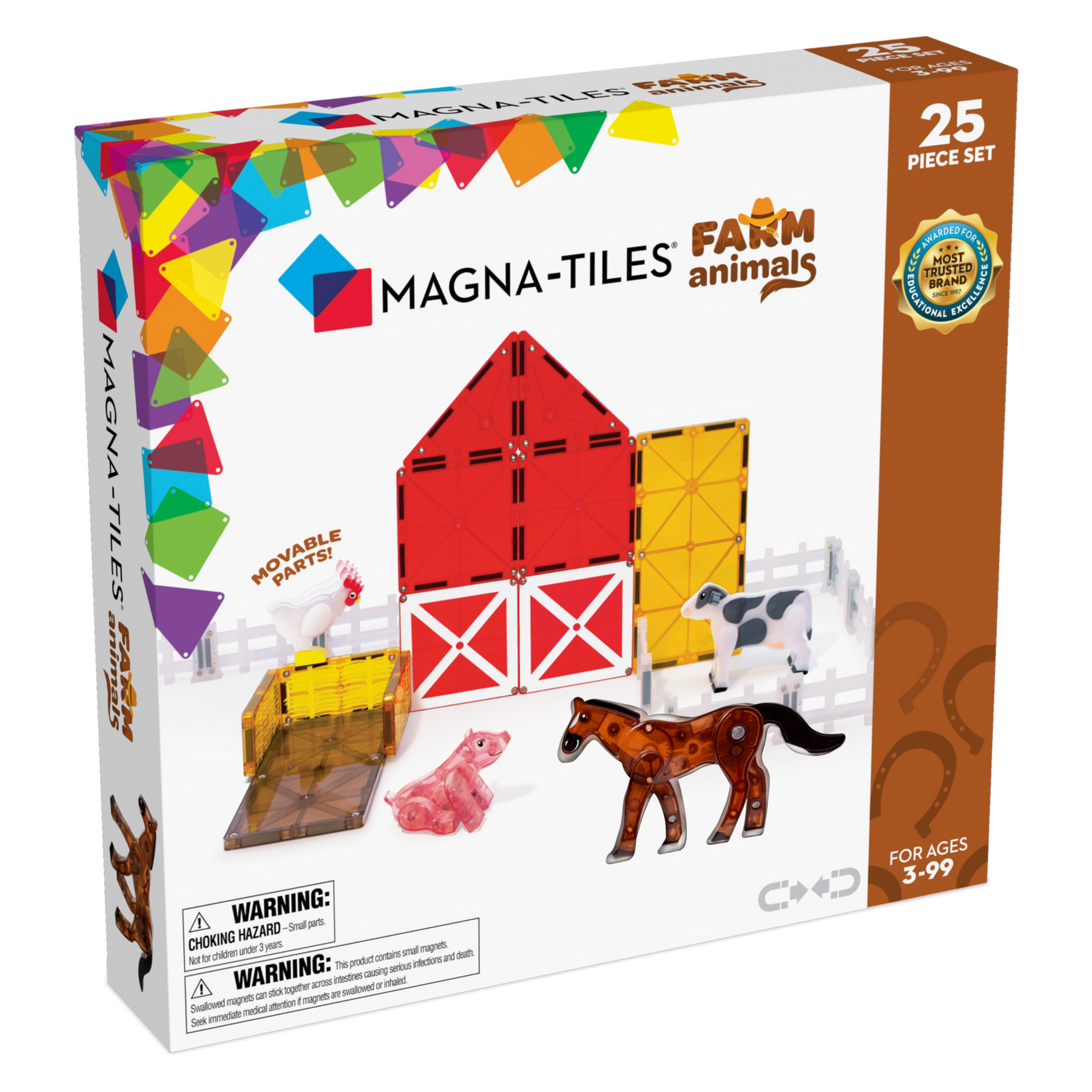 Magnetic toy Farm Animals 25 pieces set