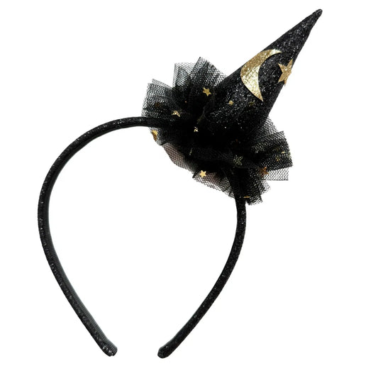 Girls Sparkle Witches Hat hair band