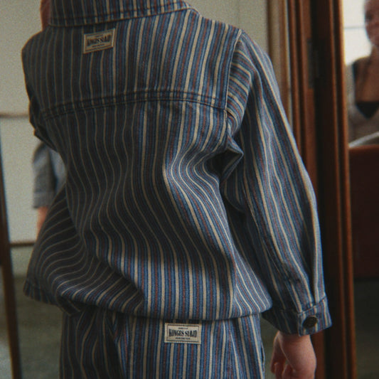 Παιδικό denim πουκάμισο Magot ριγέ