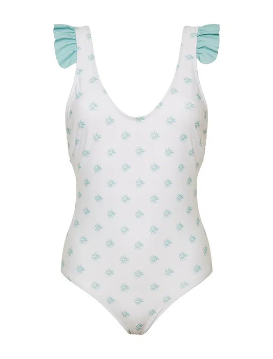 Women's One-Piece Swimsuit Aqua