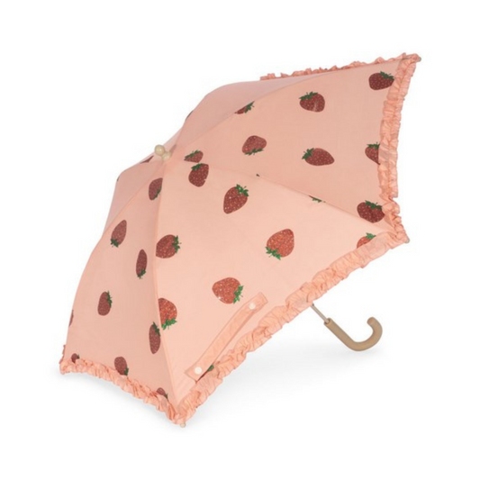 Frill Strawberry Glitter Children's Umbrella