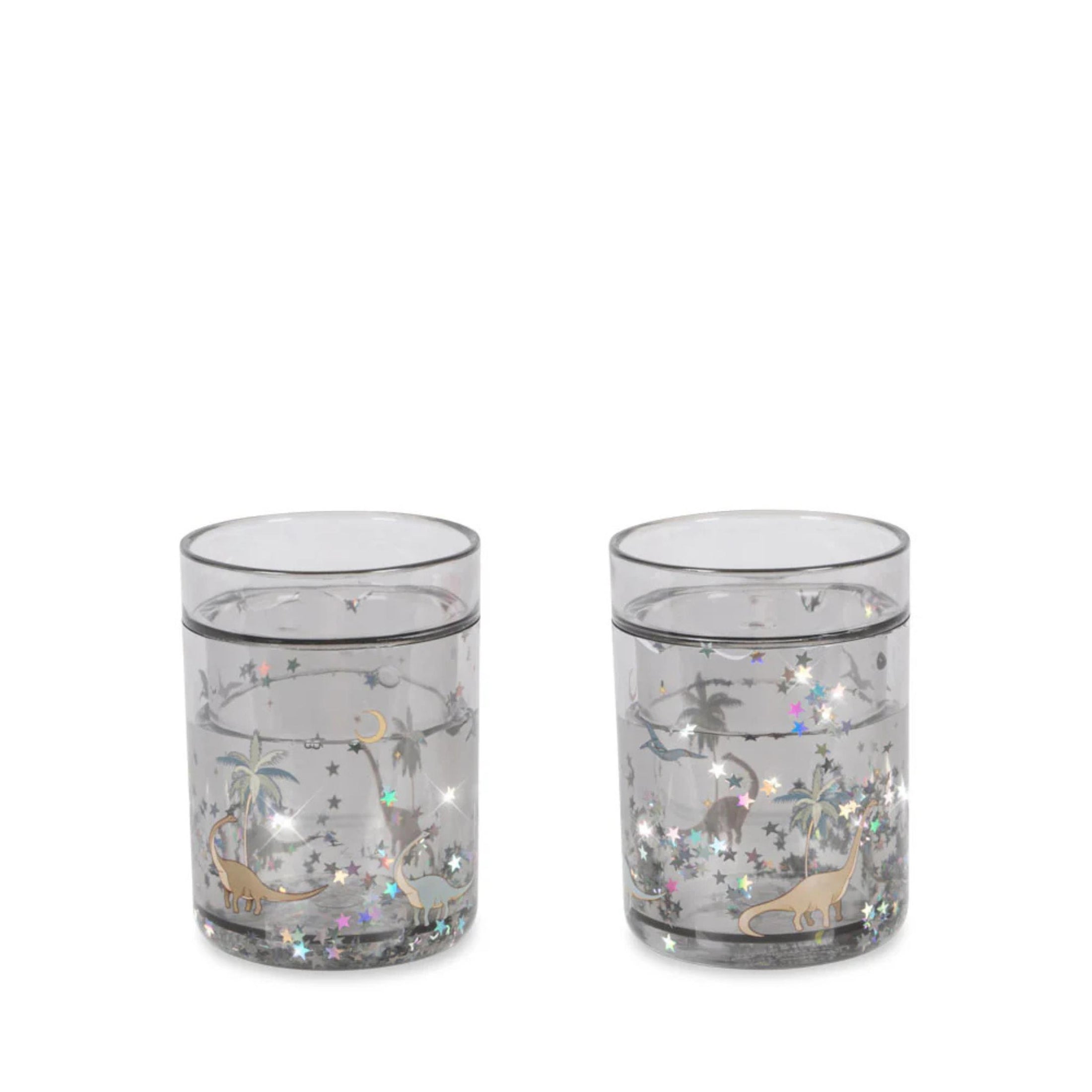 Παιδικό σετ 2 ποτήρια με κινούμενο γκλίτερ Δεινόσαυροι