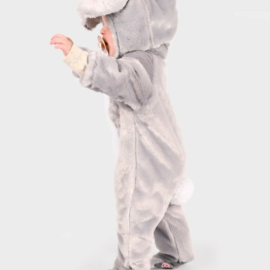 Βρεφική αποκριάτικη ολόσωμη στολή Λαγουδάκι Den Goda Fen