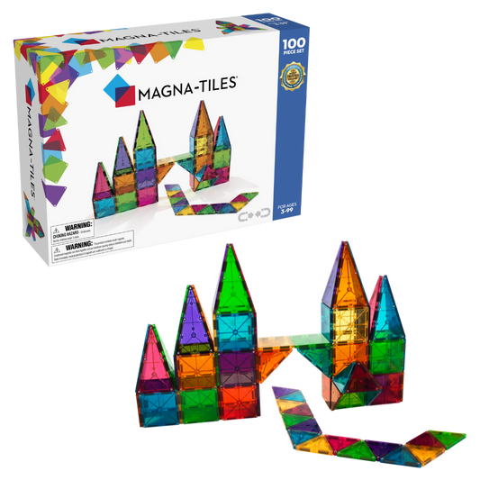 Magnetic toy Clear Colors 100 pieces set