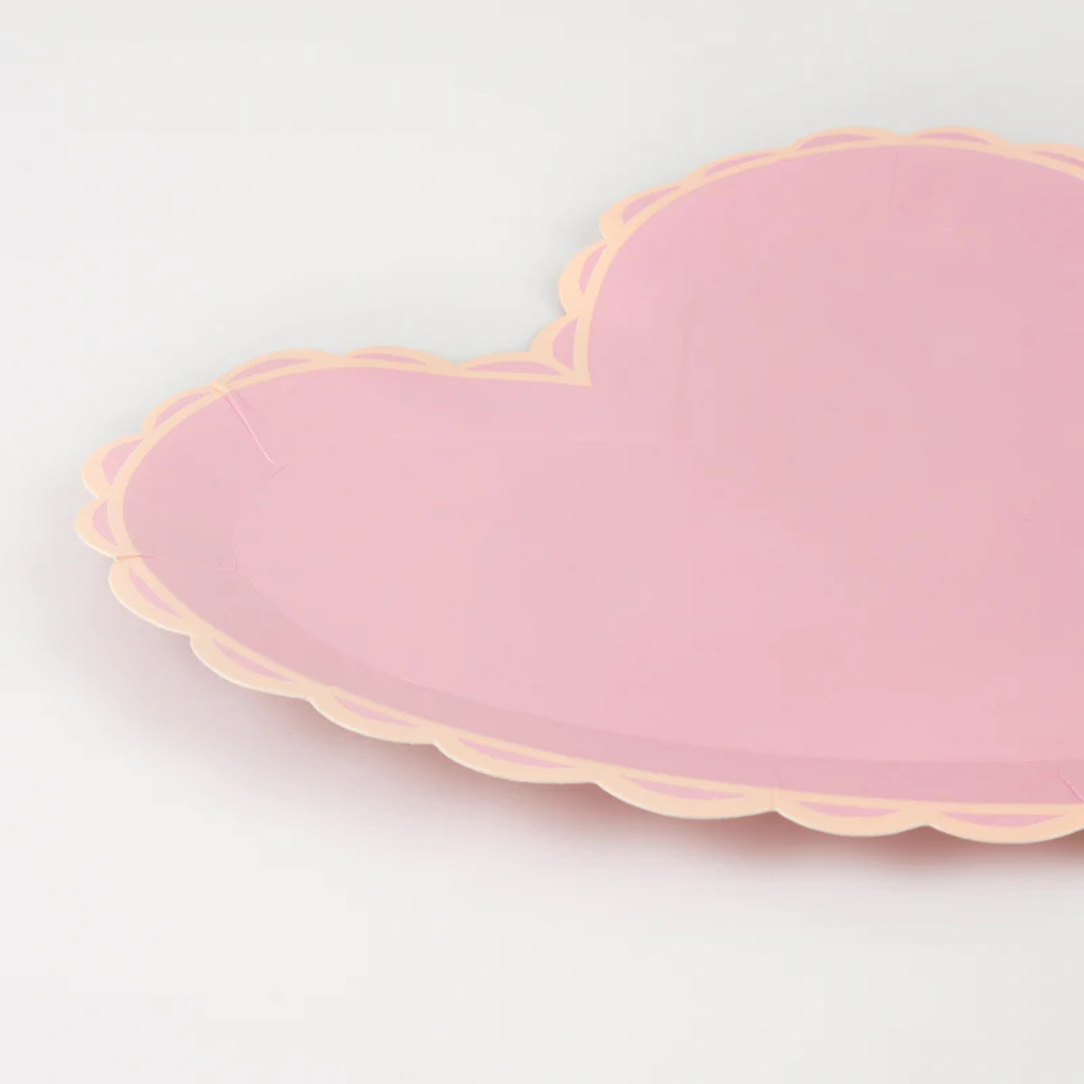 Children's food plates Pastel Heart