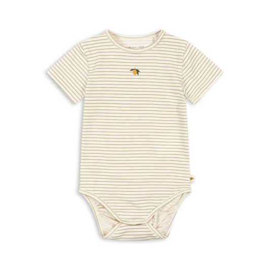 Tea Stripe Baby Bodysuit