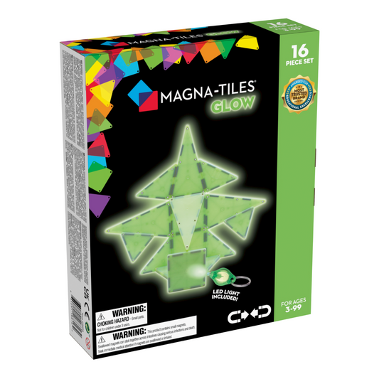 Magnetic toy Glow 16 pieces set