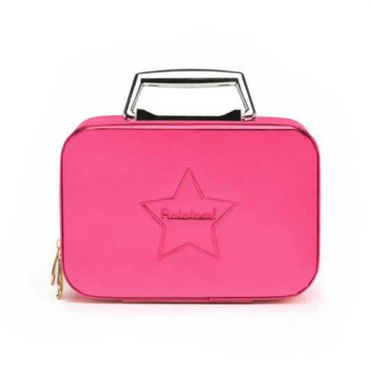 Girls pink makeup case