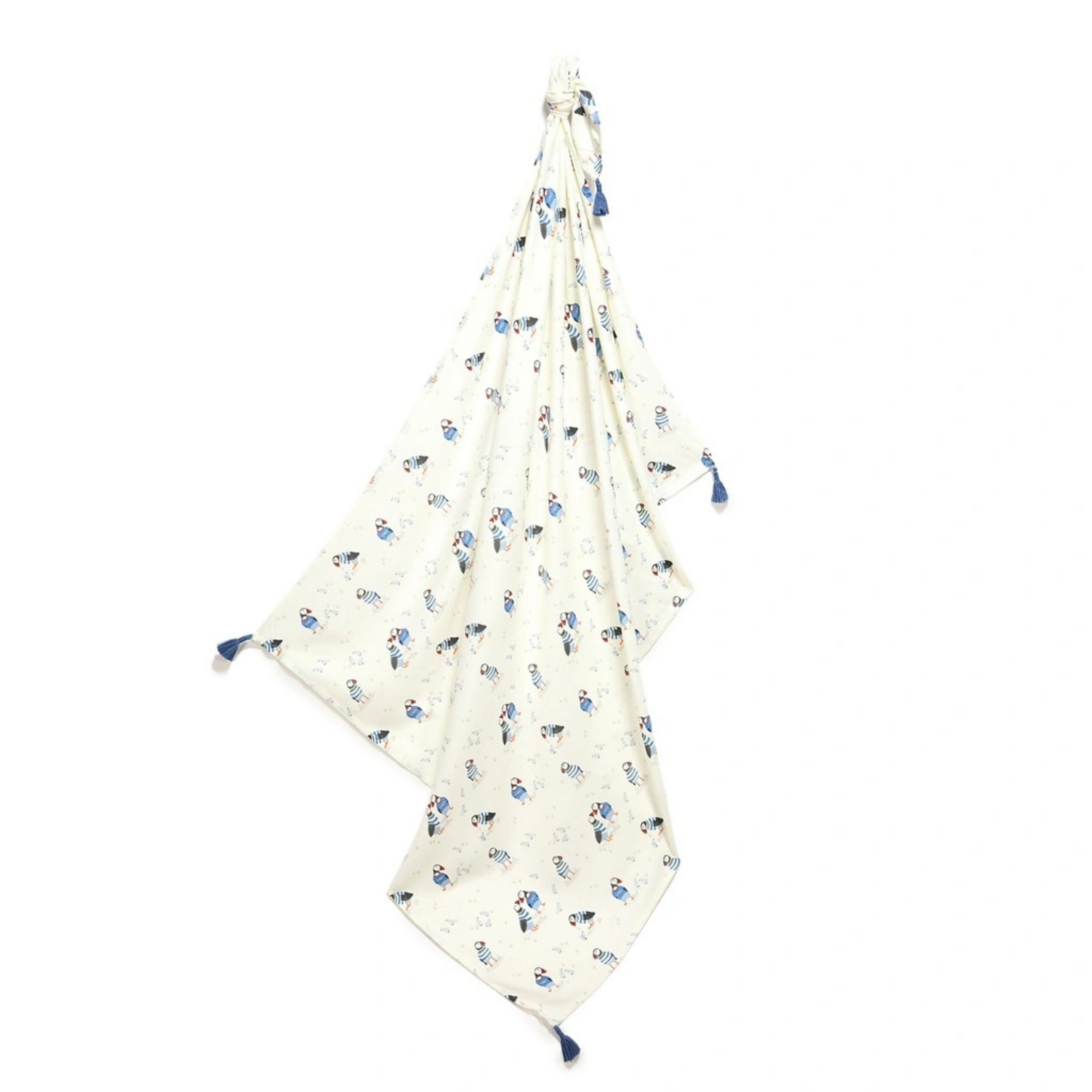 Βρεφική bamboo κουβέρτα Swaddle Muslin Puffin