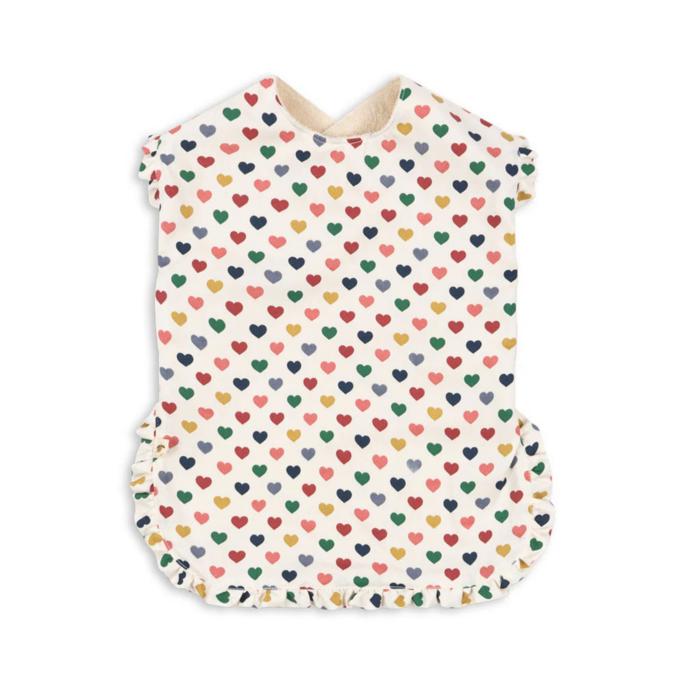 Baby apron-bib Coeur Colore